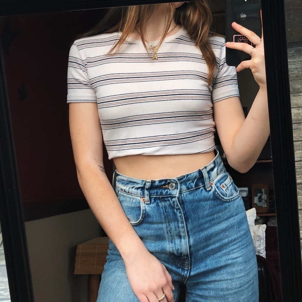 Brandy Melville Striped Tee